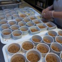 Préparation des desserts